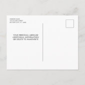 Amerikaanse patriottische vlag - Militair wegtrekk Uitnodiging Briefkaart (Achterkant)