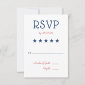 Amerikaanse patriottische vlag RSVP 3 (Voorkant)