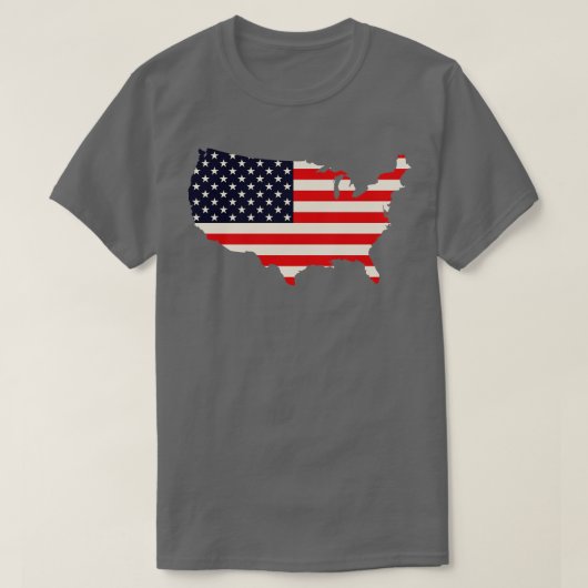 Amerikaanse patriottische vlag t-shirt (Design voorkant)