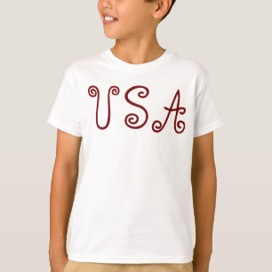 Amerikaanse patriottische vlag t-shirt