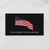 Amerikaanse patriottische vlag Visitekaartjes (Achterkant)