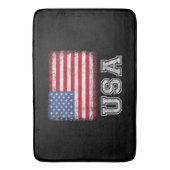 Amerikaanse patriottische vlag voor Kinder mannenj Badmat (Voorkant Verticaal)