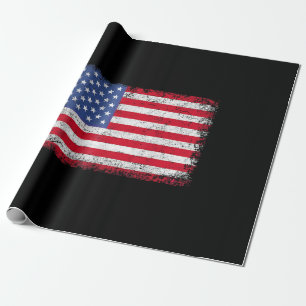 Amerikaanse patriottische vlag voor Kinder mannenj Cadeaupapier