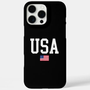 Amerikaanse patriottische vlag voor Kinder mannenj iPhone 16 Pro Max Hoesje