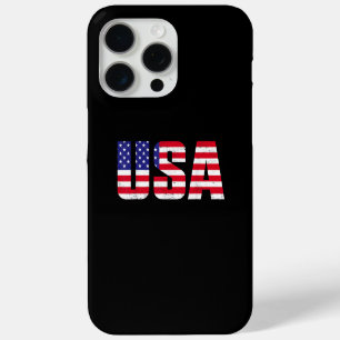 Amerikaanse patriottische vlag voor Kinder mannenj iPhone 15 Pro Max Hoesje