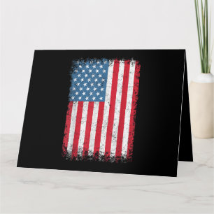 Amerikaanse patriottische vlag voor Kinder mannenj Kaart