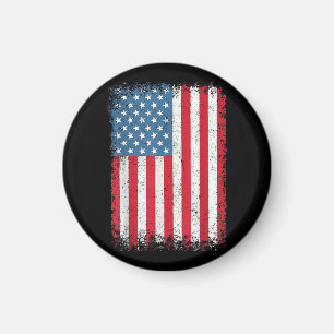 Amerikaanse patriottische vlag voor Kinder mannenj Magneet