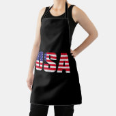 Amerikaanse patriottische vlag voor Kinder mannenj Schort (Insitu)