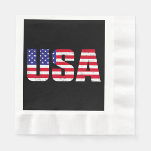 Amerikaanse patriottische vlag voor Kinder mannenj Servet