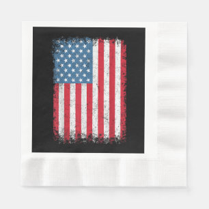 Amerikaanse patriottische vlag voor Kinder mannenj Servet