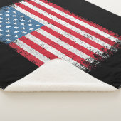 Amerikaanse patriottische vlag voor Kinder mannenj Sherpa Deken (3/4)