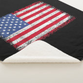 Amerikaanse patriottische vlag voor Kinder mannenj Sherpa Deken (3/4)