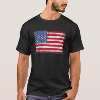 Amerikaanse patriottische vlag voor Kinder mannenj T-shirt