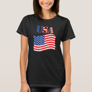 Amerikaanse patriottische vlag voor Kinder mannenj T-shirt