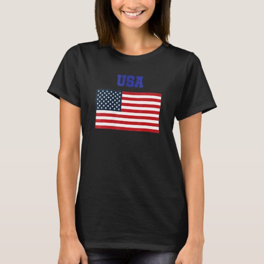 Amerikaanse patriottische vlag voor Kinder mannenj T-shirt (Voorkant)