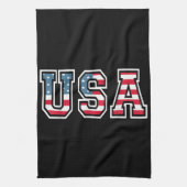 Amerikaanse patriottische vlag voor Kinder mannenj Theedoek (Verticaal)