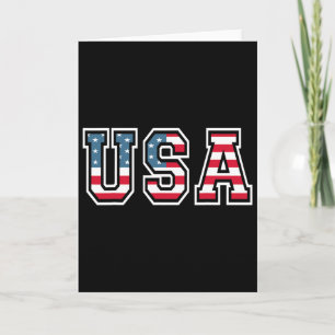 Amerikaanse Patriottische Vlag Voor Mannen Vrouwen Kaart