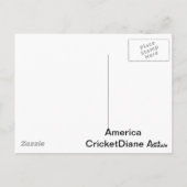 Amerikaanse Patriottische Vrijheidsvlag Briefkaart (Achterkant)