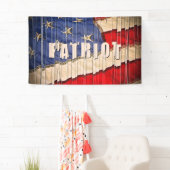 Amerikaanse patriotvlag spandoek (Insitu)