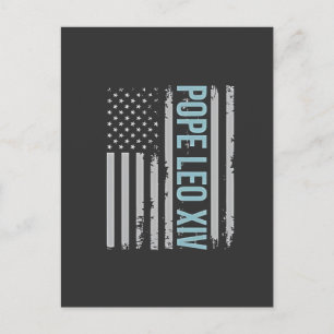 Amerikaanse paus Leo Katholieke Kerk Christelijk g Feestdagenkaart