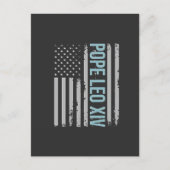 Amerikaanse paus Leo Katholieke Kerk Christelijk g Feestdagenkaart (Voorkant)