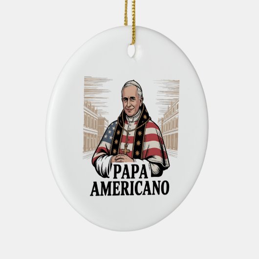 Amerikaanse paus Leo Katholieke Kerk Christelijk g Keramisch Ornament (Rechts)