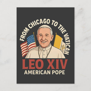Amerikaanse Paus Leo Katholieke Kerk Christelijk G Uitnodiging Briefkaart
