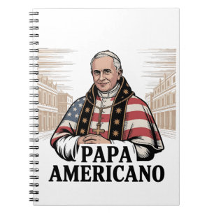 Amerikaanse paus Leo Rooms-Katholiek Christelijk G Notitieboek