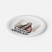 Amerikaanse paus Leo Rooms-Katholiek Christelijk G Papieren Bordje (Gekanteld)