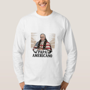 Amerikaanse paus Leo Rooms-Katholiek Christelijk G T-shirt