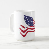 Amerikaanse Peace Dove Mok (Voorkant links)
