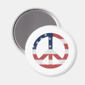 Amerikaanse Peace Sign producten! Magneet (Voorkant / Achterkant)