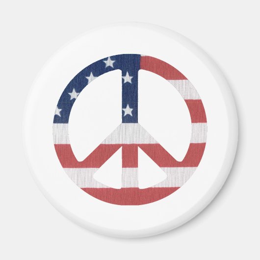 Amerikaanse Peace Sign producten! Magneet (Voorkant)