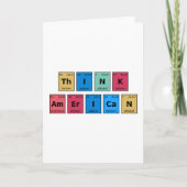 Amerikaanse periodieke tabel kaart (Voorkant)