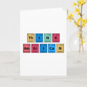 Amerikaanse periodieke tabel kaart (Gele Bloem)