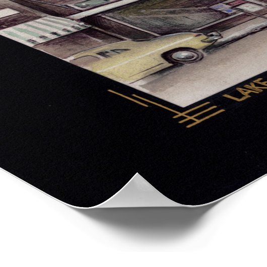 Amerikaanse pers poster (Hoek)