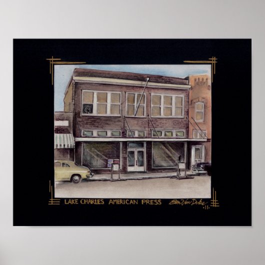 Amerikaanse pers poster (Voorkant)