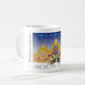 Amerikaanse Pharoah Triple Crown Mok (Voorkant links)