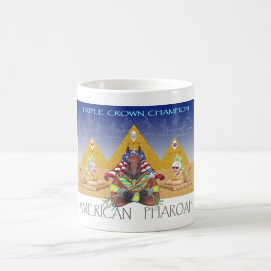 Amerikaanse Pharoah Triple Crown Mok (Center)