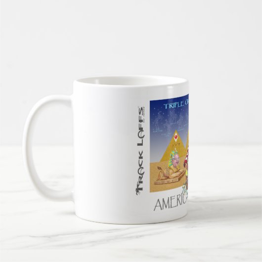 Amerikaanse Pharoah Triple Crown Mok (Links)