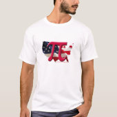 amerikaanse pi blk t-shirt (Voorkant)