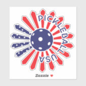 Amerikaanse pickleball 6 inch sticker (Vel)