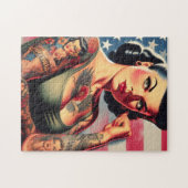  Amerikaanse pin-up Legpuzzel (Horizontaal)