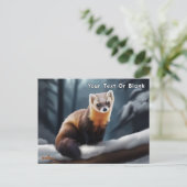 Amerikaanse pine Marten Briefkaart (Staand voorkant)