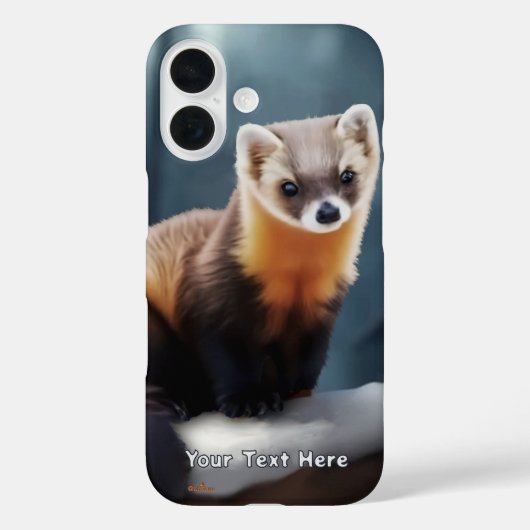 Amerikaanse pine Marten Case-Mate iPhone Case (Achterkant)