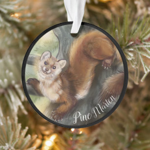 Amerikaanse pine Marten Ornament