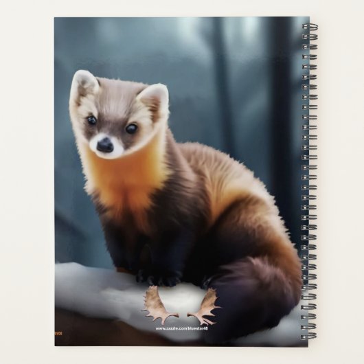 Amerikaanse pine Marten Planner (Achterkant)