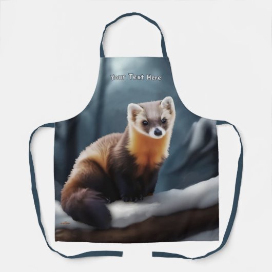 Amerikaanse pine Marten Schort (Voorkant)