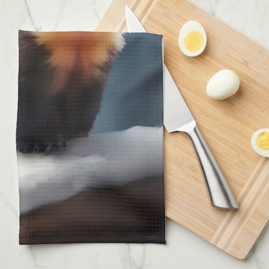 Amerikaanse pine Marten Theedoek (Quarter Fold)