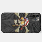 Amerikaanse piraat Case-Mate iPhone case (Achterkant (horizontaal))